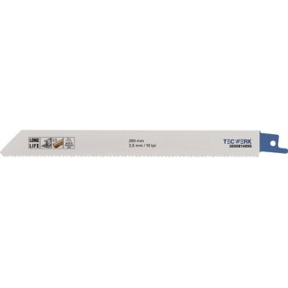Säbelsägeblatt L.200mm B.19mm TPI 10 2,5mm 5 St./Karte TW
