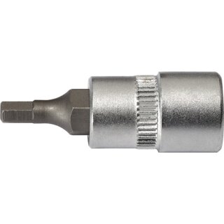 Steckschlüsseleinsatz 1/4 Zoll 6-kant SW 3mm L.32mm TECWERK
