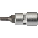 Steckschlüsseleinsatz 1/4 Zoll 6-kant SW 3mm L.32mm...