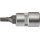 Steckschlüsseleinsatz 1/4 Zoll 6-kant SW 3mm L.32mm TECWERK
