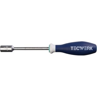Sechskantsteckschlüssel SW 13mm Klingen-L.125mm Gesamt-L.250mm 3K-Griff TECWERK