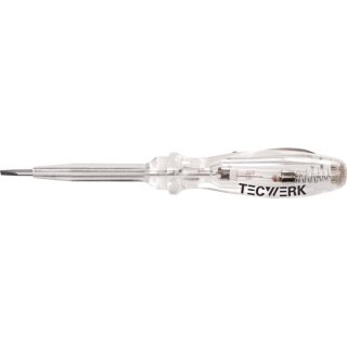 Spannungsprüfer 150-250V AC einpolig Schneiden-B.3mm TECWERK