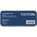 Schlüsselfeilensatz DIN 7283 A-F L.100mm Hieb 2 TECWERK