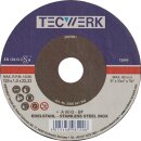 Trennscheibe INOX D125x1mm ger.INOX Bohr.22,23mm TECWERK