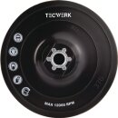 Stützteller D.115mm M14 kletthaftend TECWERK