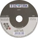 Schruppscheibe Action D125xS6mm gekr.Bohr.22,23mm TECWERK