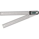 Winkelmesser Schienen-L.200mm Abl.0,1Grad dig.TECWERK