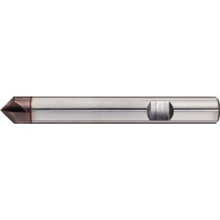 Entgratfräser D.4mm 60Grad VHM TiAlN HB Z.4 TECWERK