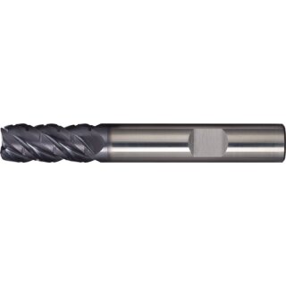 Schaftfräser DIN 6527L Typ NF-UNI D.20mm VHM TiAlN 45Grad HB Z.4 lang TECWERK