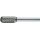Frässtift WRC D.3mm Kopf-L.14mm Schaft-D.3mm HM Verz.Normal,fein TECWERK