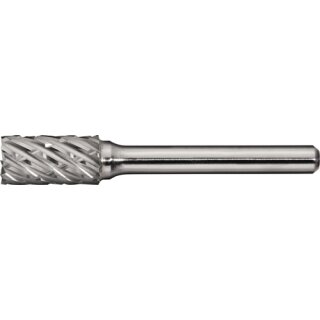 Frässtift ZYA-S Special Steel D.10mm Kopf-L.20mm Schaft-D.6mm HM Verz.Kreuz TW
