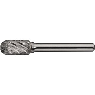 Frässtift WRC Special Steel D.6mm Kopf-L.16mm Schaft-D.6mm HM Verz.Kreuz TECWERK
