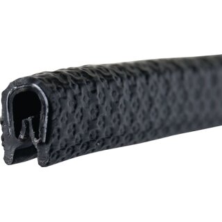 Kantenschutz Klemmber.1-4mm L.10m B.10mm H.14,5mm schwarz TECWERK