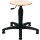 Drehhocker m.Bodengl.Buche natur Sitz-H.390-520mm TOPSTAR