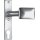 Türknopf-Kurzschild 486ZD fest/drehb.Alu.F1/naturf.4-KT.8mm AMF
