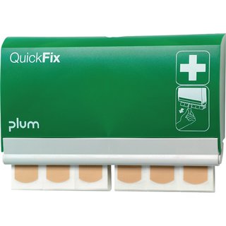 Pflasterspender QuickFix 2 B232,5xH133,5xT33ca.mm grn PLUM