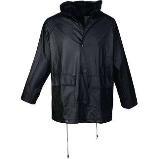 PU Regenschutz-Jacke Gr.XXXL schwarz ASATEX