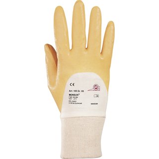 Handschuhe Monsun 105 Gr.9 curry BW-Trikot m.Nitril EN 388 PSA II HONEYWELL