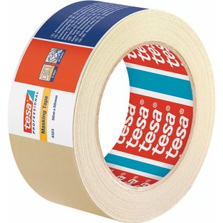 Kreppband 4323 leicht gekreppt hellbeige L.50m B.50mm Rl.TESA