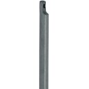 Treibriegelstange 10x2500mm miit Aussparung Stahl hell...