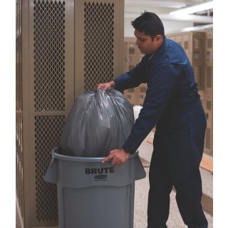 Mehrzwecktonne weiß 38l PE Außen-Ø400xH435mm RUBBERMAID