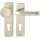 Kurzschildgarnitur London 54/227K/202KP/AP/113 Alu.F2 PZ eck.Wechselgrt.HOPPE
