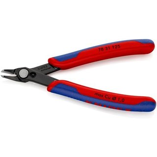 Elektronik-Seitenschneider Super-Knips L.125mm Form 3 Facette nein brn.KNIPEX