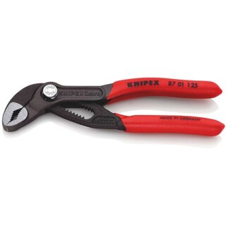 Wasserpumpenzange Cobra® L.125mm Spann-W.27mm pol.Ku.-Überzug KNIPEX