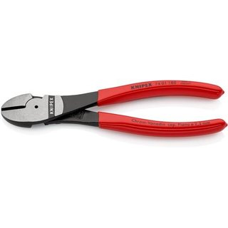 Kraftseitenschneider L.180mm pol.Form 0 Ku.-berzug KNIPEX