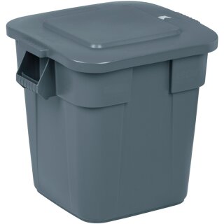 Mehrzweckbehälter grau 151,5l PE L595xB595xH730mm RUBBERMAID