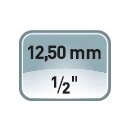 Verl.1990 M 1/2 Zoll L.83mm m.Magnetfederstift GEDORE