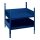 Regalelement LOGS 40 H520xB540xT390mm blau RAL 5022 m.Doppelfachboden LOGS