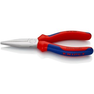 Langbeckzange Gesamt-L.160mm Kopf pol.halbrd.Mehrkomp.-Hllen KNIPEX