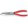 Flachrundzange L.200mm pol.40Grad gew.Ku.-Überzug KNIPEX