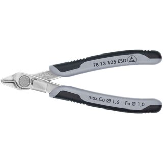 Elektronik-Seitenschneider Super-Knips® L.125mm Form 1 Facette nein pol.KNIPEX