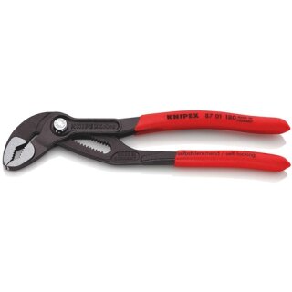 Wasserpumpenzange Cobra® L.180mm Spann-W.36mm pol.Ku.-Überzug KNIPEX