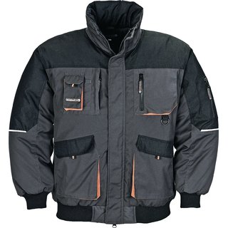 Pilotenjacke Gr.M dunkelgrau/schwarz/orange TERRATREND