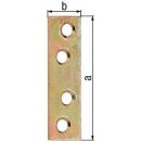 Flachverbinder 120x16mm Stahl roh galv. gelb verz. GAH