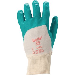 Handschuhe ActivArmr 47-200 Gr.8 grn Interlock-Baumwolle m.Nitril