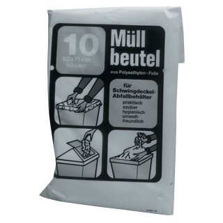Müllbeutel B700xL1100mm 120l 60 µm blau 10St./Btl.