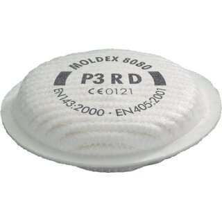 Partikelfilter 808001 EN 143:2000+A1:2006 P3 R D f.Ser.8000 MOLDEX