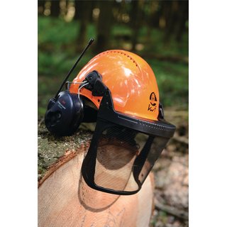 Waldarbeiterkombi G3000M H31P3E V5B 3tlg. EN397 m.Ku.-Netz Helm UV-stabil 3M