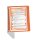 Wandhalter 5 Sichttafeln orange m.Profilrahmen DURABLE