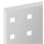Lochplatte B450xL1500mm lichtgrau RASTERPLAN