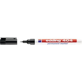 Permanentmarker 404 schwarz Strich-B.0,75mm Rundspitze EDDING