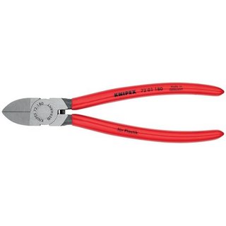 Seitenschneider f.Ku.Gesamt-L.180mm ger.Ku.-berzug KNIPEX