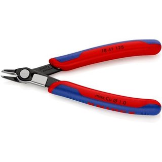 Elektronik-Seitenschneider Super-Knips L.125mm Form 4 Facette nein brn.KNIPEX