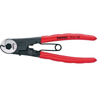 Bowdenzugschneider Gesamt-L.150mm Drahtseil- 3mm pol.Ku.-berzug KNIPEX