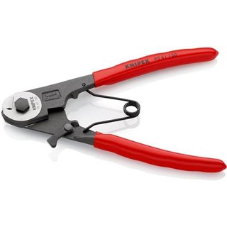 Bowdenzugschneider Gesamt-L.150mm Drahtseil- 3mm pol.Ku.-berzug KNIPEX