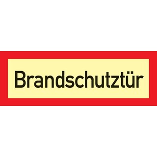 Brandschutzzeichen DIN 4066 L297xB105mm Brandschutztr Folie